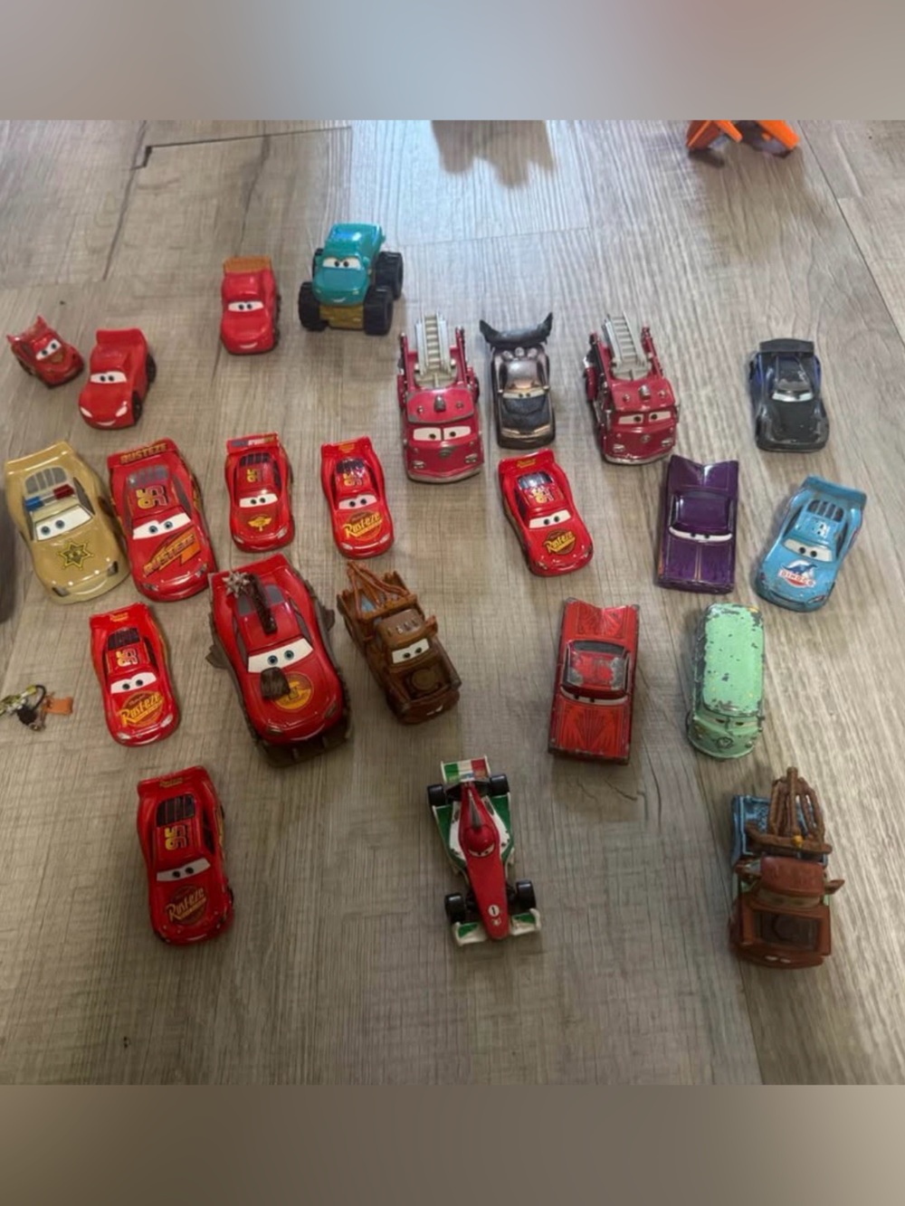 Disney Pixar Cars Die-Cast Vehicle Lot good/fair condition